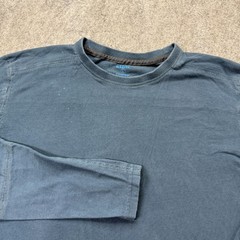 Kuhl Long Sleeve T-Shirt Men L Blue Wildfibre Crew Neck Solid Breathable