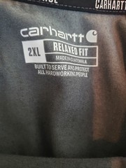 Carhartt Force Relaxed Fit Gray Pocket Logo Crewneck T-Shirt Men’s 2XL Big