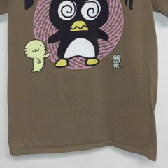 Badtz Maru Short Sleeve T-Shirt Men’s Small Brown