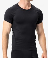 Men’s Compression Shirts Short Sleeve Workout T Shirt Cool Dry Athletic Under…