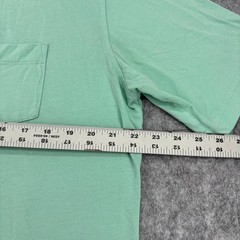 Peter Millar Seaside Mens Large Mint Green Pocket T-Shirt Short Sleeve Crewneck