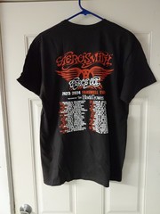 Aerosmith Tour Shirt, 2023 Tour Peace Out Farewell Aerosmith Shirt LARGE DELTA