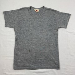 Vintage Russell Athletic 1970s T Shirt Adult Medium Heather Gray Tri Blend USA