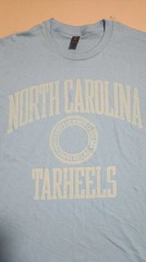 North Carolina Tarheels Glow in Dark – Unisex Regular Fit Color Baby Blue