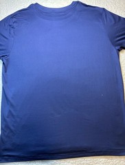 True Religion Sleepwear Mens Large Blue T-Shirt Gold Horseshoe Logo Lounge
