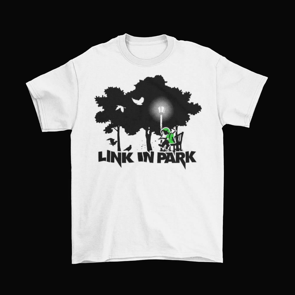 Legend of Zelda Lincoln Park T-Shirt Unisex Adult Cotton Sizes Nintendo Band New