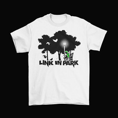 Legend of Zelda Lincoln Park T-Shirt Unisex Adult Cotton Sizes Nintendo Band New