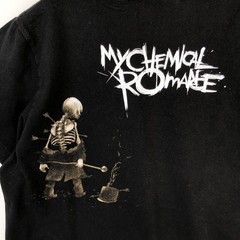 Used 90’S THE ROXX x My Chemical Romance Skull Pattern Band T-shirt Men’s Si…