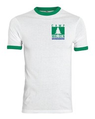 Camp Walden Parent Trap Vintage Movie Exact Replica Ringer Tee Shirt