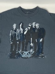 Vintage 2001 Aerosmith Just Push Play World Your Band T Shirt (M)