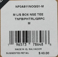 The North Face Men’s Never Stop Exploring Box T-Shirt JL3 Black Medium
