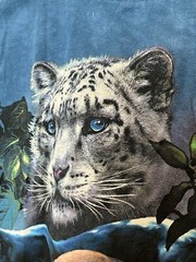 Vintage Tie Dye Shirt Sz Small Big Cats Lion Leopard Tiger Panther Delta Tag
