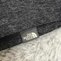The North Face T Shirt Mens M Medium Grey Spellout Logo Walking Hiking Outdoors