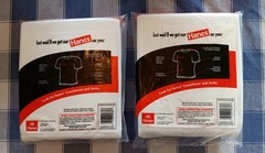 Vintage 1997 Hanes Men’s Comfort T-Shirt 2 Lot 3 Pack Size Medium Crew Neck New
