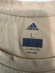 Adidas Climate GT Georgia Tech Football Men’s Large Gold Dry Fit T-Shirt DX2436