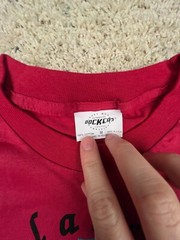 VTG Dockers T Shirt USA Cotton Red “Classic Dockers Trademark” Medium
