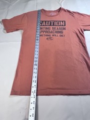 Bass Pro Shops Hunting Season Approaching T Shirt Medium Orange Cotton Tee