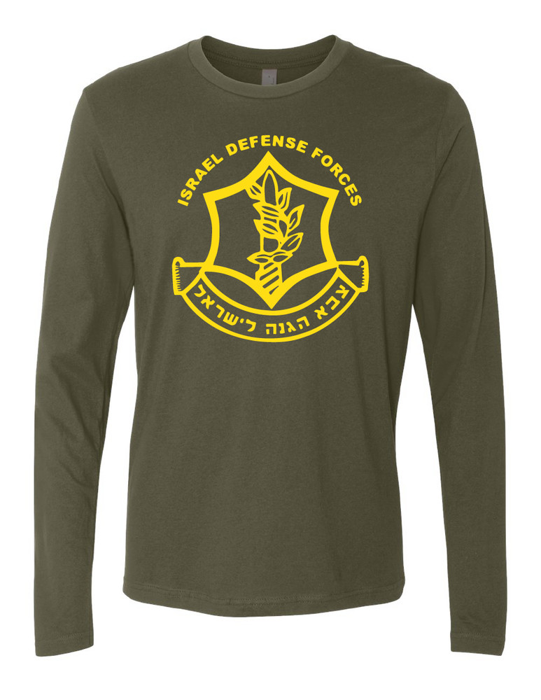 Israeli Army Israel Long sleeve T-shirt IDF (Israeli Defense force )military