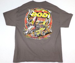 Engine Pro Sprints On Dirt Shirt Mens XL Brown Racing Graphic Tee ARP Speedway