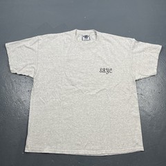 Vintage 90s Sandy Beach Yacht Club Tshirt Dbl Sided Grey XL VTG Casual Summer