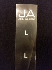 John Ashford T-shirt Black L/S