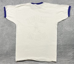 Jack Lambert Football Camp Men’s White Ringer T-Shirt Size L Vintage 70s 80s