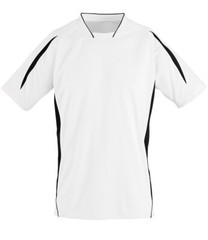 New Mens Sols 01638 Maracana Contrast performance T. White/Black XL. T7548.