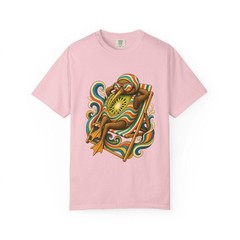 Psychedelic Deck Chair Kiwi Swimmer T-Shirt Graphic
