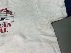 SAGINAW MICHIGAN Music Festival T-Shirt Large (fits smaller) White Vintage 1983