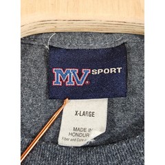 MV Sport New York University NYU T-Shirt Charcoal Heather Grey Mens XL