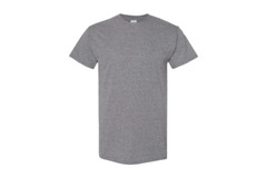 Bulk Lot Gildan Men Heavy Cotton Plain Short Sleeves T-Shirt 5000 (Pack Of 5)