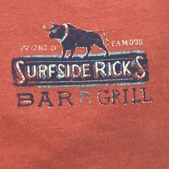 G.H. Bass & Co Large Men’s Large Shirt Surfside World Famous Ricks Bar & Grill