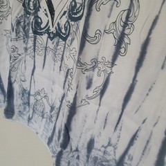Take That T-shirt Tie Dye Mens Size XL White Blue Pre Shrunk Cotton Blue White