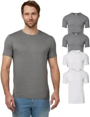 32 Degrees Mens 4 Pack Cool Crewneck T-Shirt Anti-Odor Quick Drying 4-Way
