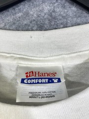 Hanes San Antonio Fiesta Clambake T-Shirt Mens L White Cotton 2003 Vintage