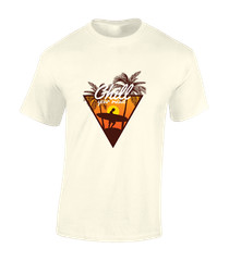 CHILL YOUR MIND MENS T SHIRT COOL SUMMER BEACH CASUAL FASHION DESIGN NEW TOP