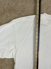 Vintage Old Navy Basic T-Shirt Mens XL Ribbed Knit Crewneck Solid White