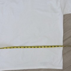 Champion Mens Large White Crew Neck T Shirt Short Sleeve Embroidered Logo