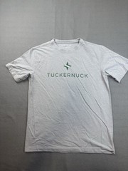 Tuckernuck Mens Gale Gray Tee Peter Millar Medium UPF 50 Short Sleeve Crewneck