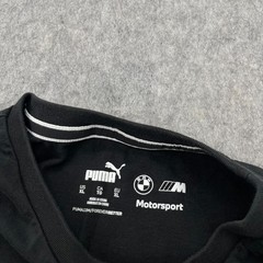 Puma T Shirt Mens XL Black BMW M Motorsport Graphic Tee Racing