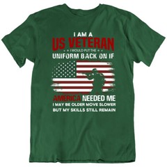 Veteran US Army American Warrior Flag Hero T-Shirt Tee Shirts Mens Gift New