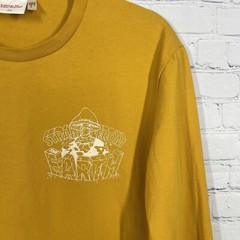 H&M John Boyega Shirt Mens Medium Orange Sustainable Cotton Long Sleeve