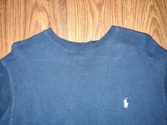 LOT OF 6 Polo Ralph Lauren Long Sleeve Waffle Weave Thermal / Sleepwear Shirts M