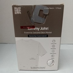 Tommy John Second Skin Crew Neck Undershirts Men’s Size M Medium White 3 Pack