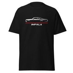 Impala Classic Full Size American Cruiser Muscle Custom Graphic Tee T-Shirt Gift
