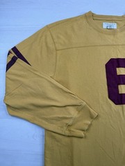 Vtg American Eagle Long Sleeve Rugby Football Shirt Heavy Cotton Y2K Mens XL