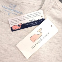 Vineyard Vines Shirt Mens S Heather Gray Chilly Peppers Campfire Long Sleeve NEW