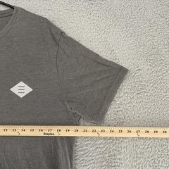 Free Fly Graphic Shirt Mens Medium Gray Sun Wave Outdoor Beach Tee Top