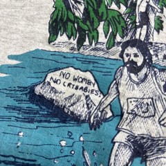Vintage “NO WOMEN” Running Race T-shirt Tank Top Size L USA Lancaster Pa Nike