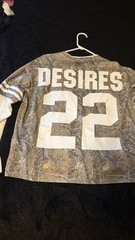 Size M – Bottega Desires Double Layered Jersey – Real Tree Camo – White